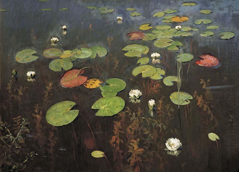 Isaac Levitan Water lilies china oil painting image